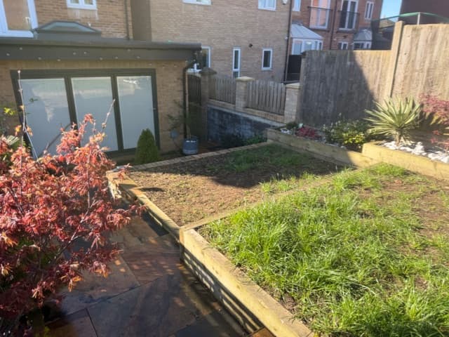 Before Artifical Grass In Chesterfield